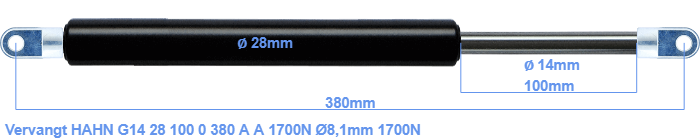 HAHN G14 28 100 0 380 A A 1700N 8,1mm